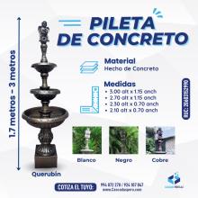 PILETA DE CONCRETO - PILETA DE AGUA PRECIO - PILETA MODERNA - PILETA DE AGUA MEDIDAS